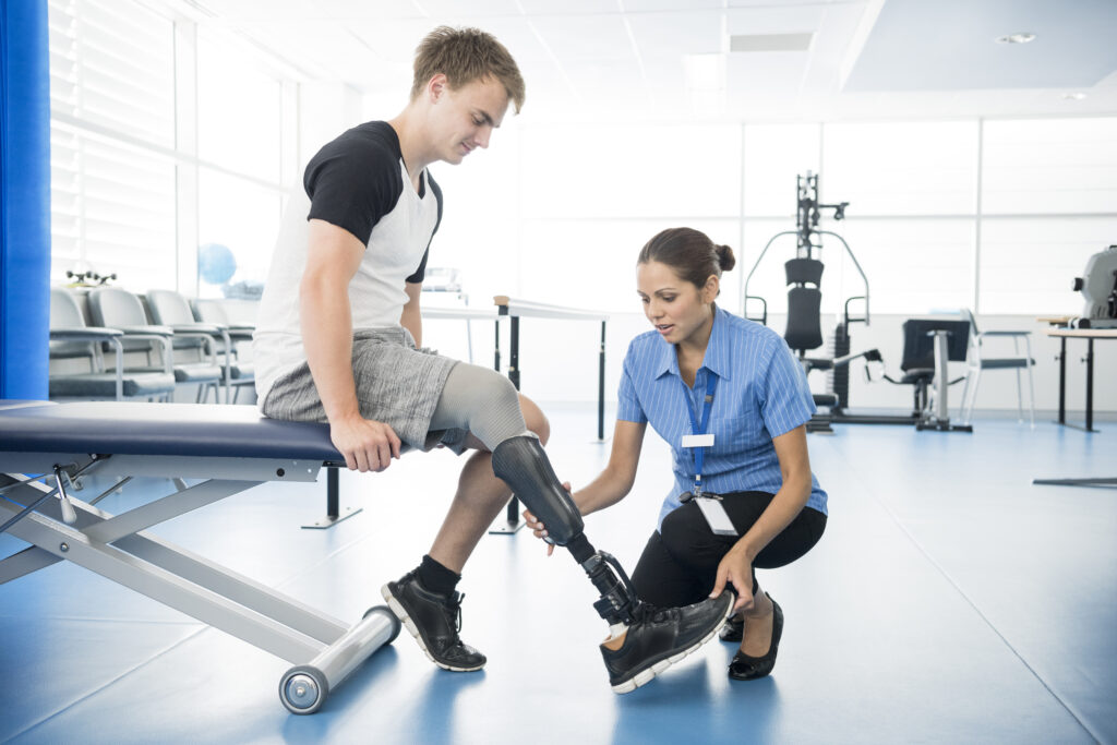 NDIS nursing support assisting a person with in a disability nursing home setting
